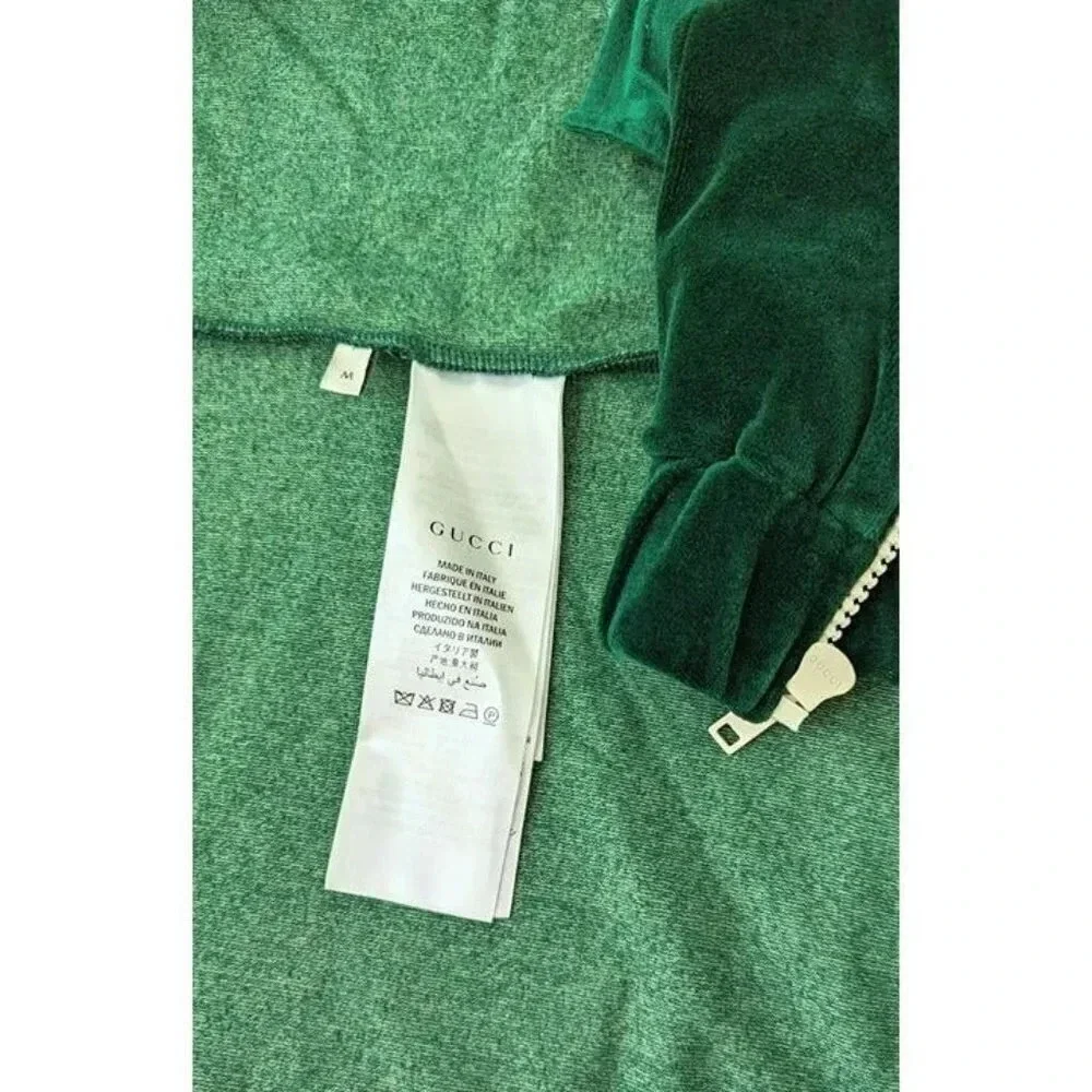 NWT Gucci Men's Bi-Material Oversize Jacket Horsebit Print Size M (MSRP $2,200)